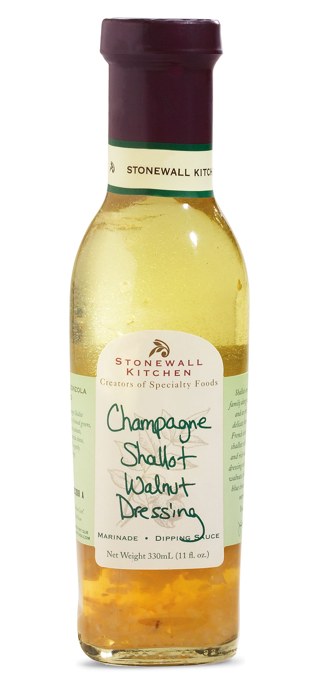 Stonewall Kitchen Salad Dressings & Sauces Champagne Shallot Walnut